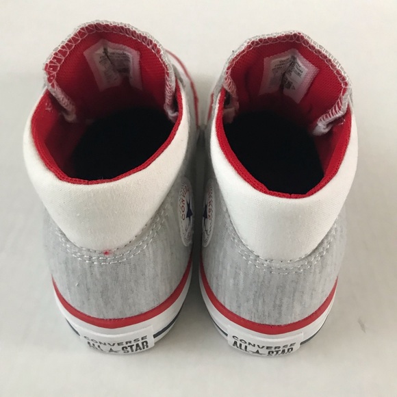 Converse SZ 2 Junior Chuck Taylor All Star Madison Court Sneaker Gray NEW - Picture 9 of 11